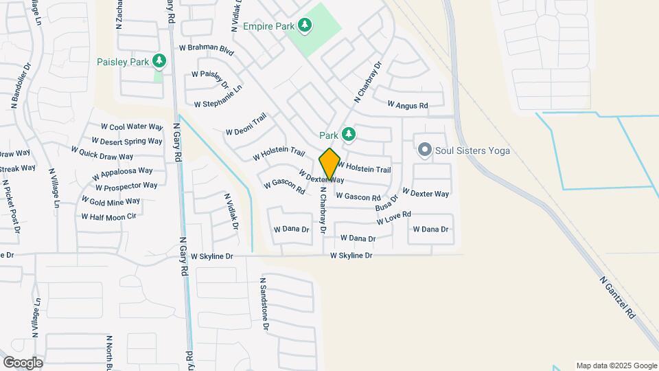 34724 N Barzona Trail Map and Location Details