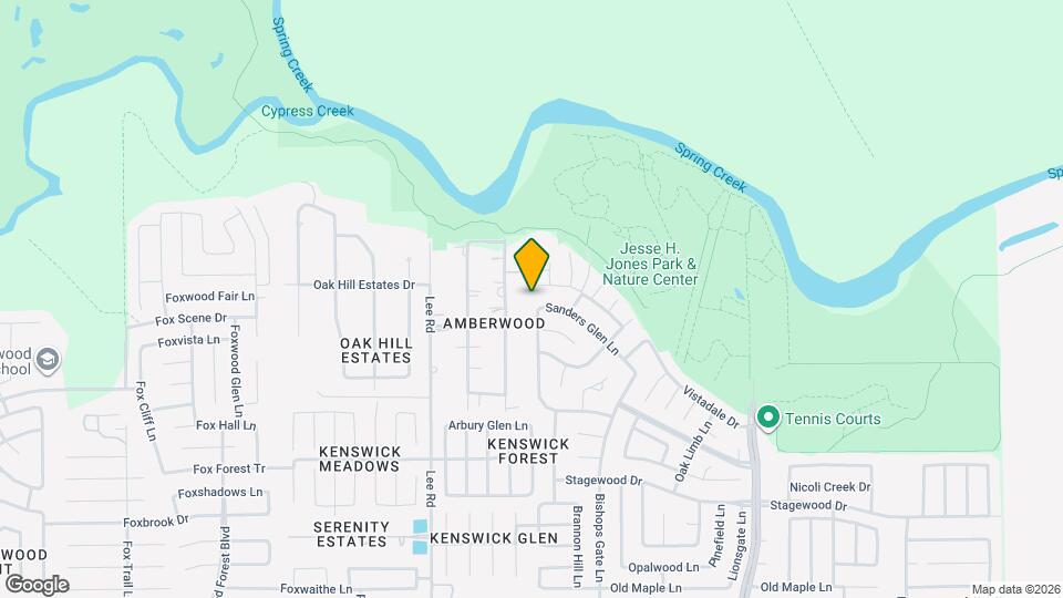 8003 Sanders Glen Ln Map and Location Details