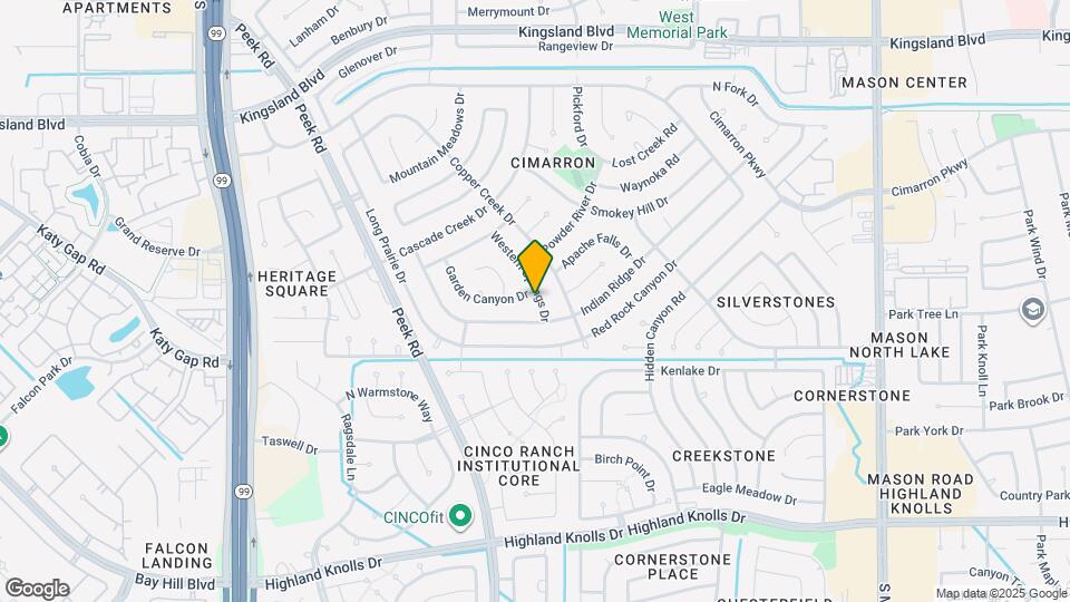 1126 Western Springs Dr Map and Location Details