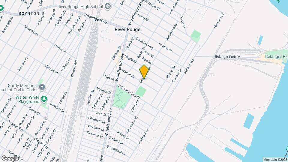 105 Walnut St Map and Location Details