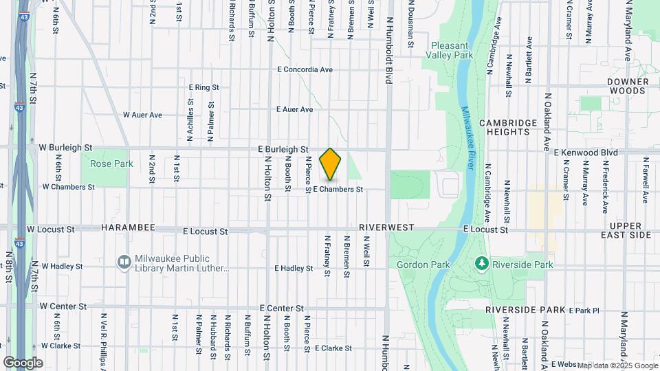 800 E Chambers St Mapa y Detalles de la Ubicación
