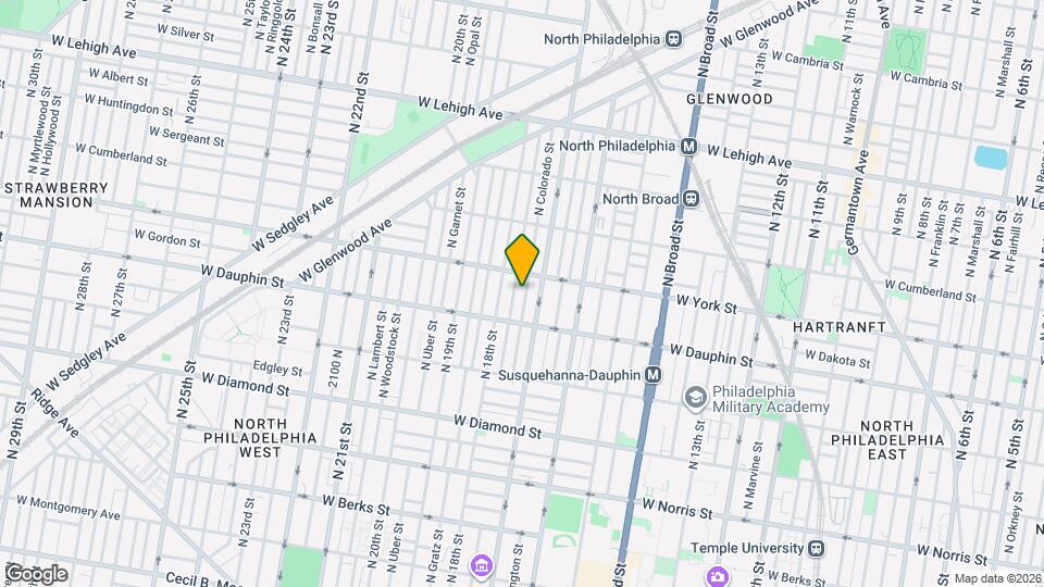 2342 N Colorado St Map and Location Details