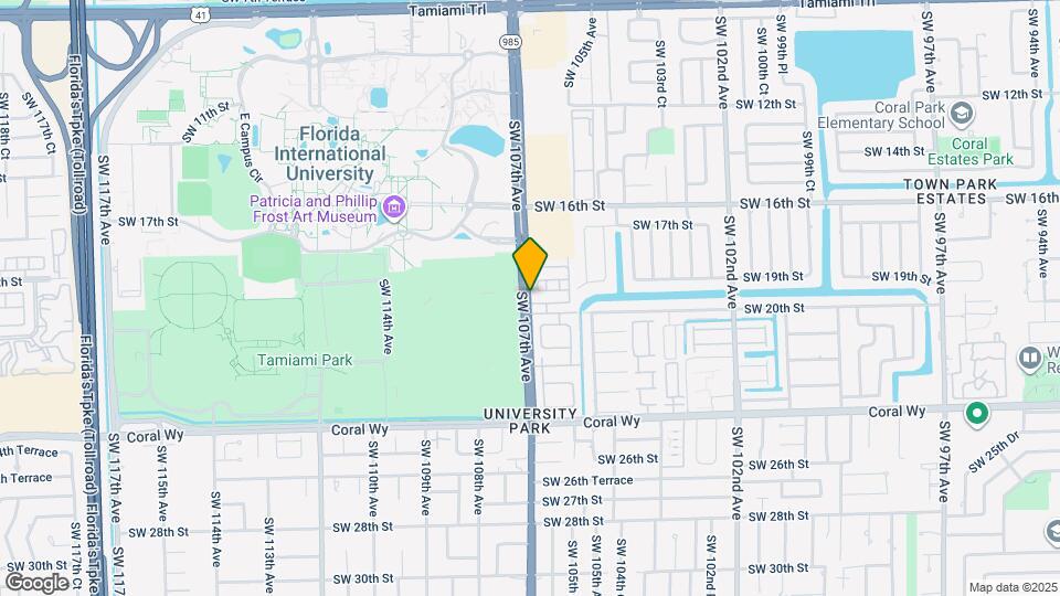 1919 SW 107th Ave Map and Location Details