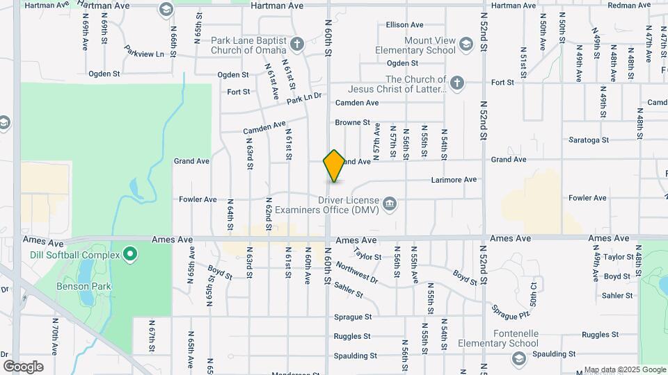4725 N 60th St Map and Location Details