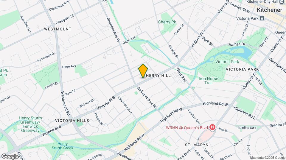 392 Victoria St S Map and Location Details