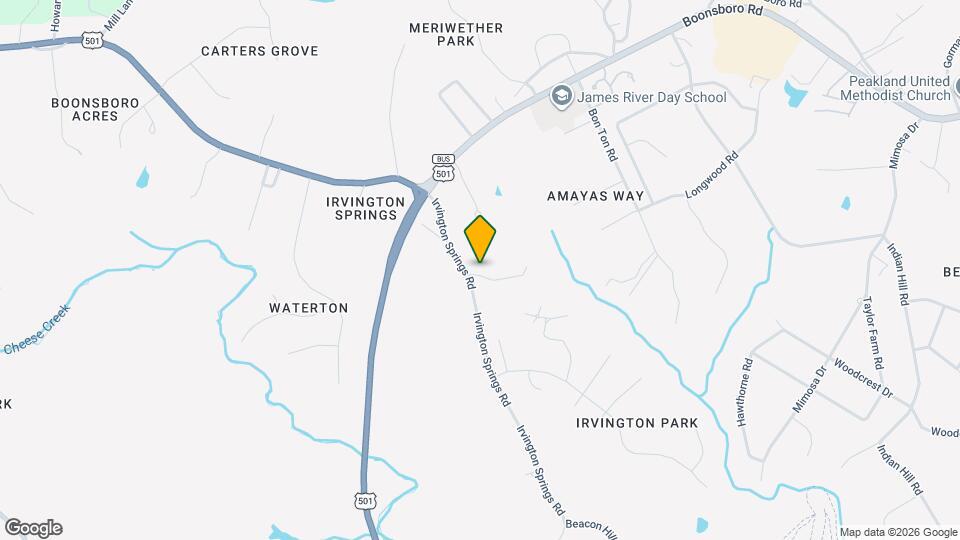 135 Irvington Springs Rd Map and Location Details