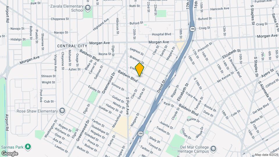 2622 Cloyde St Map and Location Details