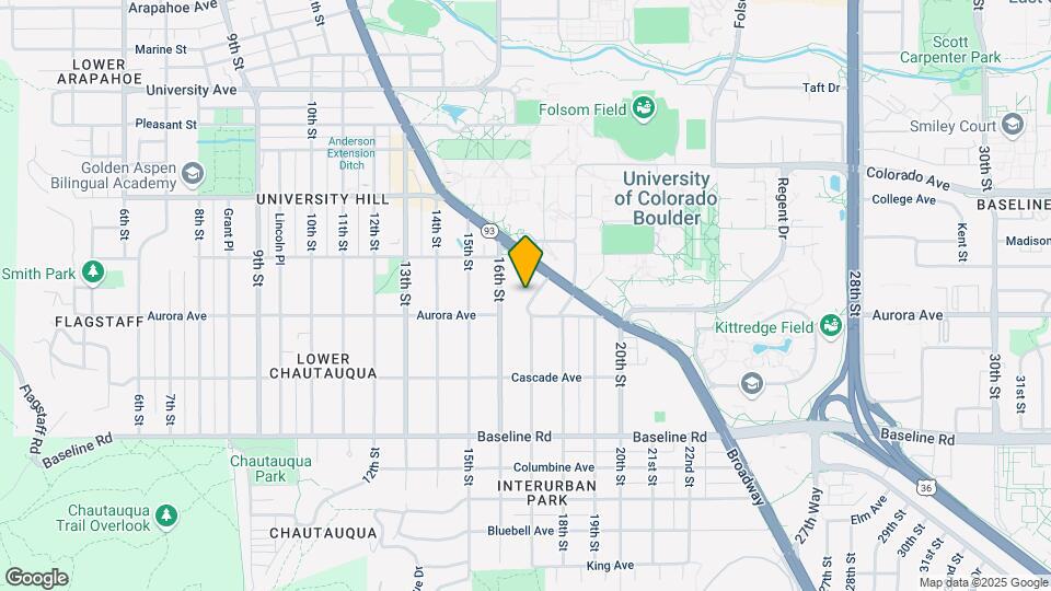 955 17th St Map and Location Details