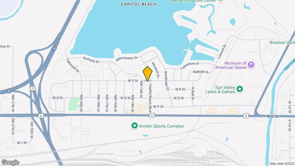 421 Capital Beach Blvd Map and Location Details