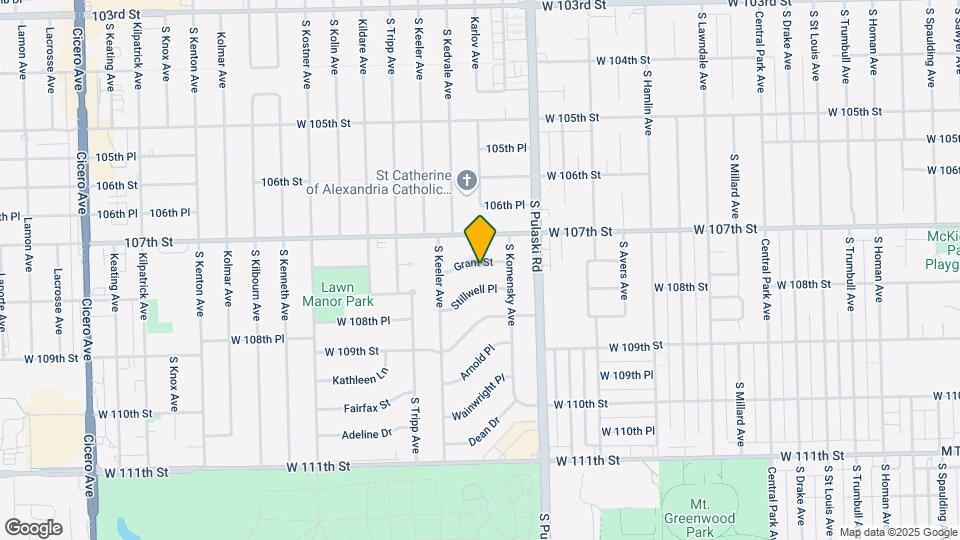 4101 Grant St Map and Location Details