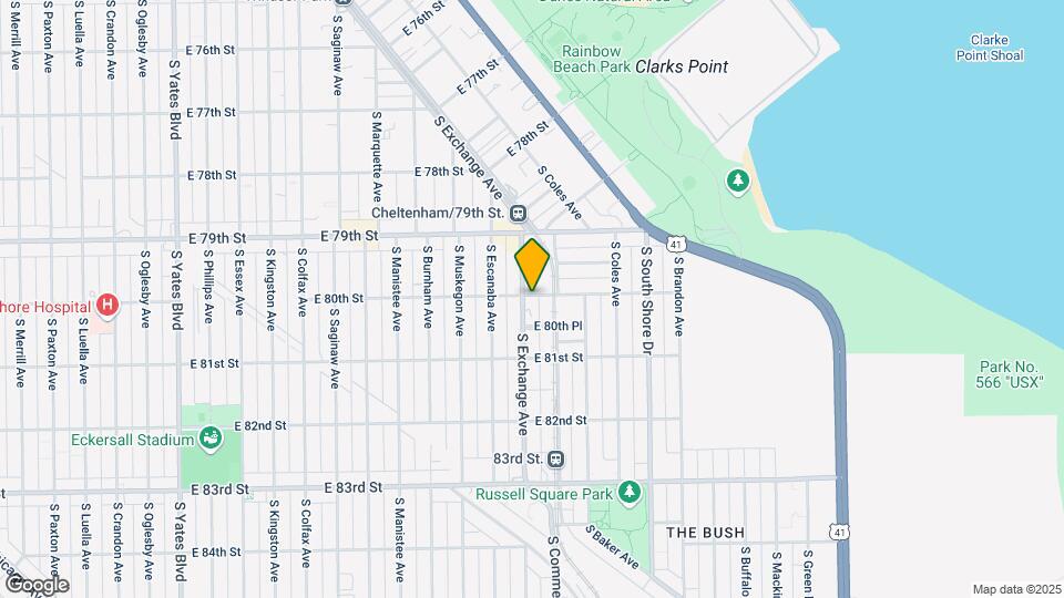 8001 S Exchange Ave Mapa y Detalles de la Ubicación