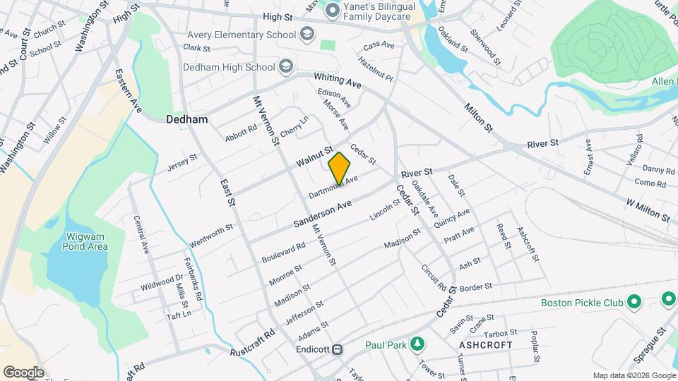 64 Dartmouth Ave Map and Location Details