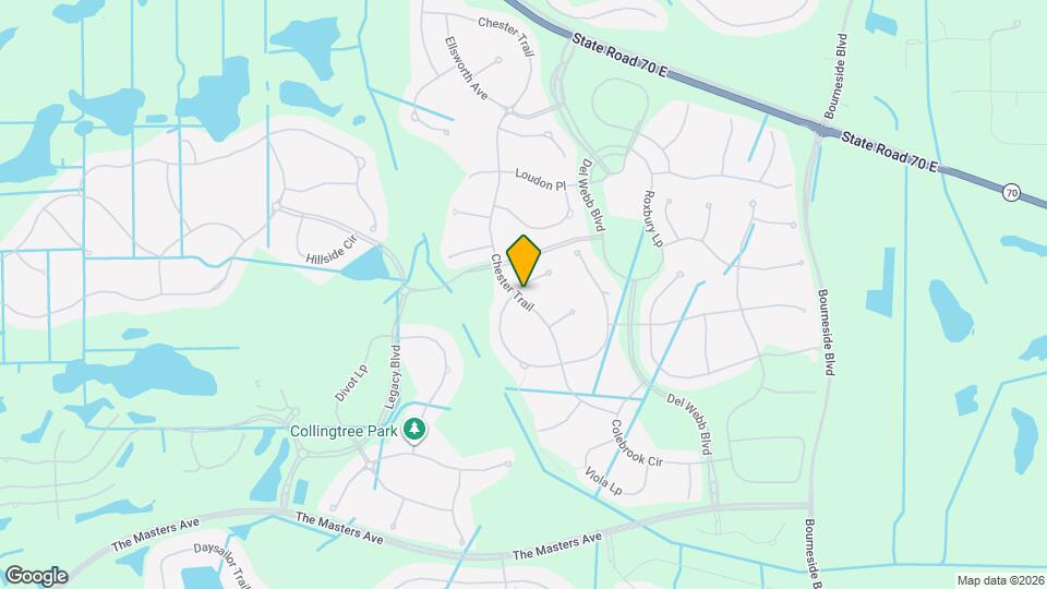 17043 Hampton Falls Terrace Map and Location Details