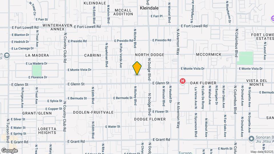 2834 N Richey Blvd Map and Location Details