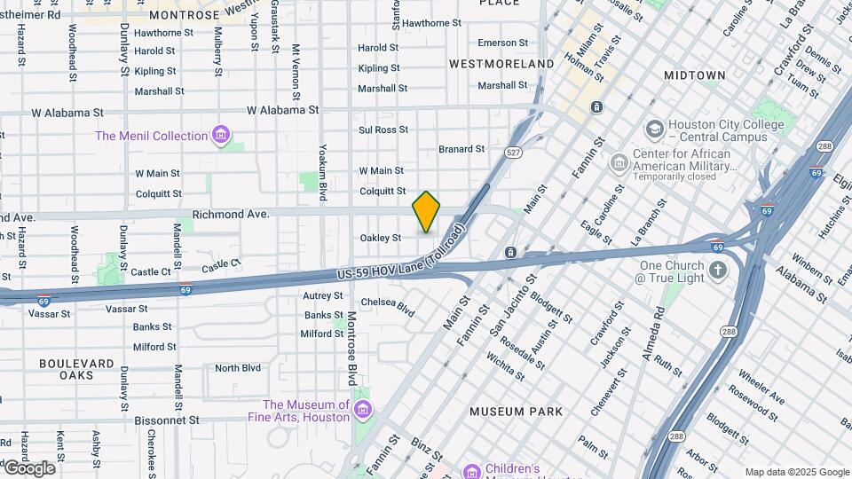 615 Oakley St Map and Location Details