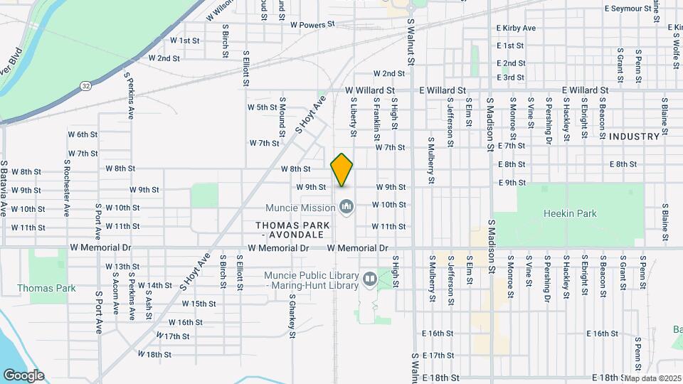 421 W 9th St-Unit -417 Map and Location Details