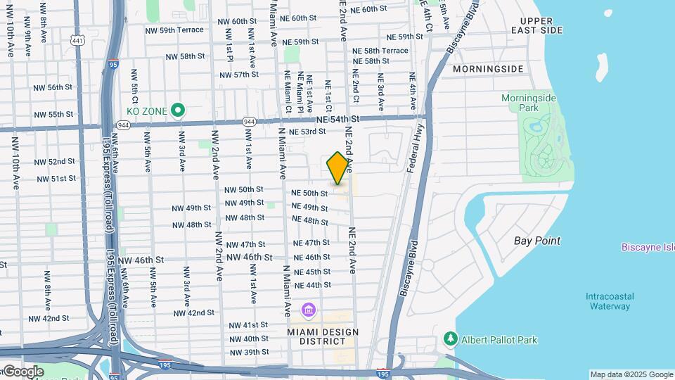 169 NE 50th St Map and Location Details
