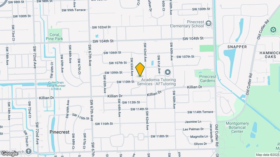 6255 SW 110th St Map and Location Details