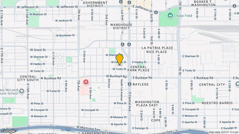 918 S 1st Ave Map and Location Details