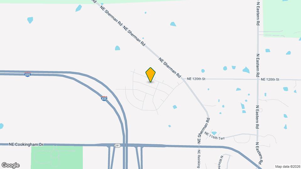 6110 NE 119th Terrace Map and Location Details