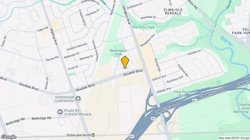28 Rexdale Blvd Map and Location Details