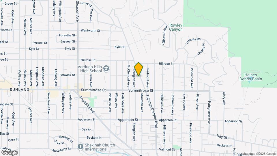 10561 Tujunga Canyon Blvd Map and Location Details