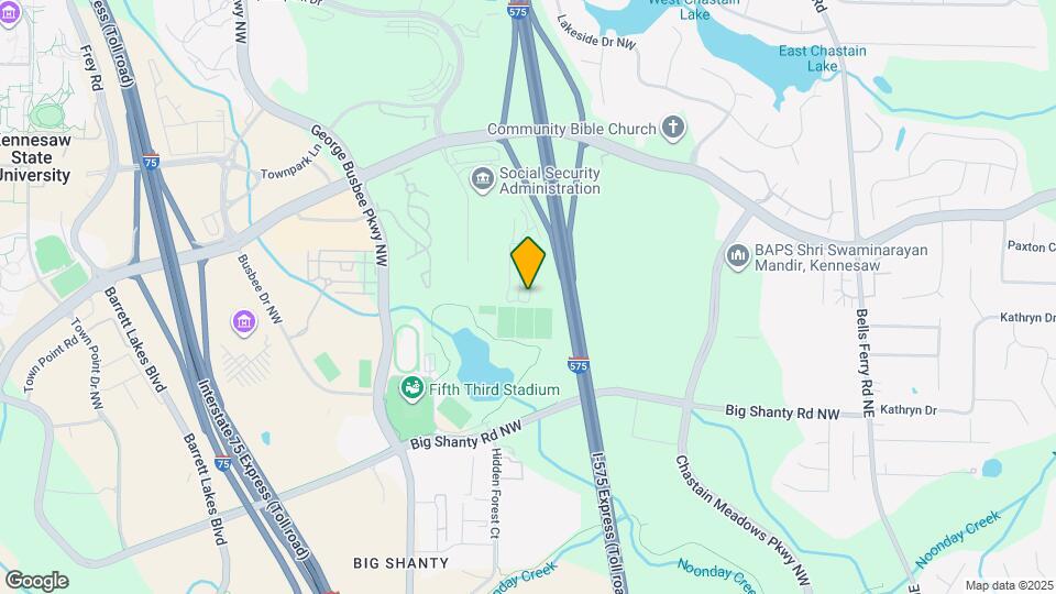 3304 Chastain Gardens Dr NW Map and Location Details