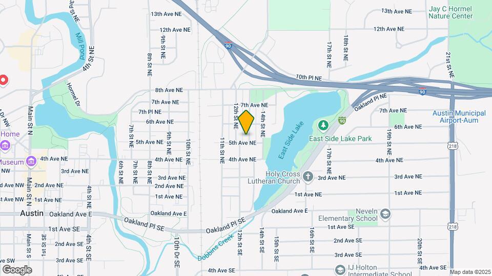 603 13th St NE Map and Location Details