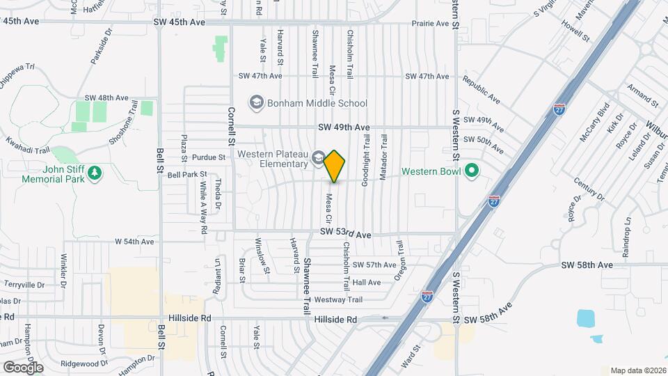 5103 Mesa Cir Map and Location Details