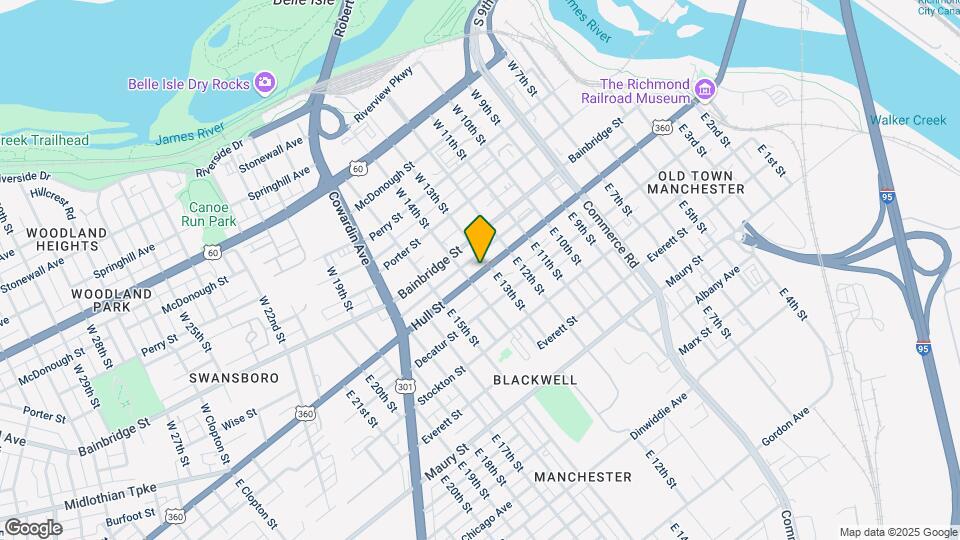 1315 Hull St Map and Location Details