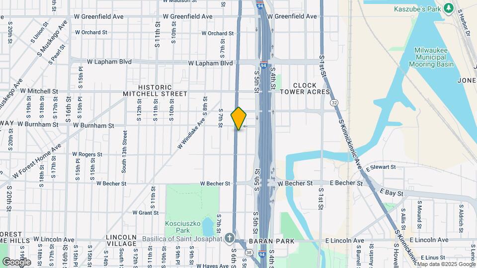 1922 S 6th St Map and Location Details