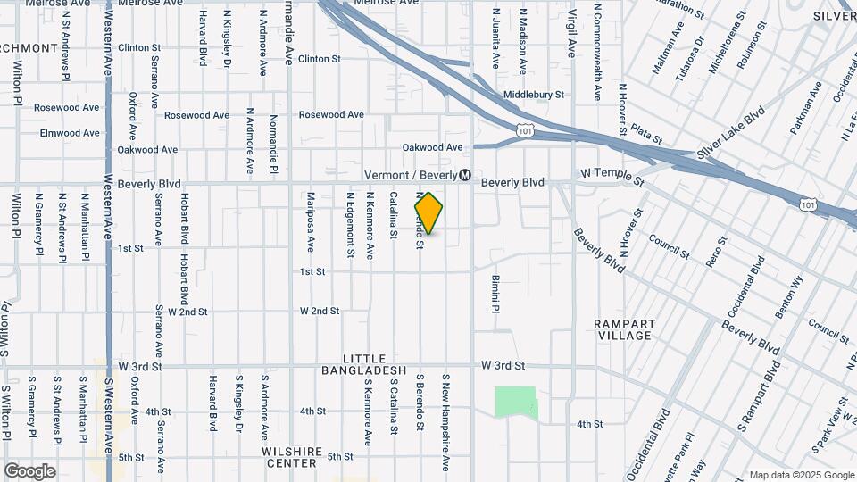 140 N Berendo St Map and Location Details