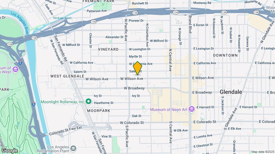 435 W Wilson Ave Mapa y Detalles de la Ubicación