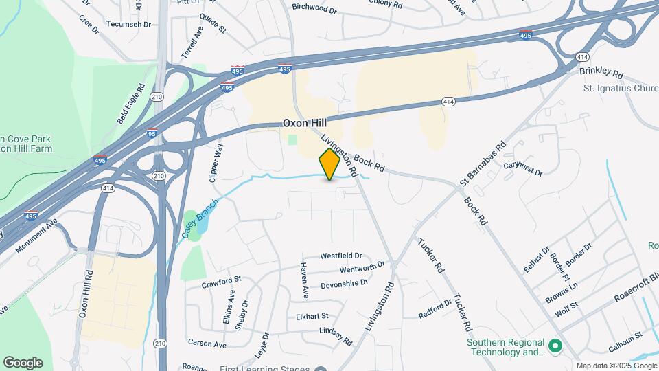 Spark Oxon Hill Mapa y Detalles de la Ubicación
