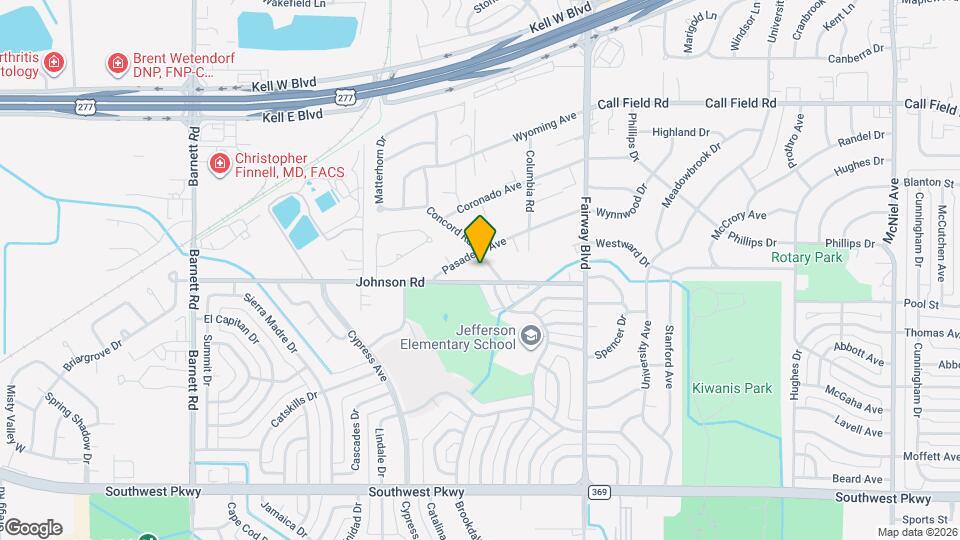 4802 Johnson Rd, Unit 208 Map and Location Details