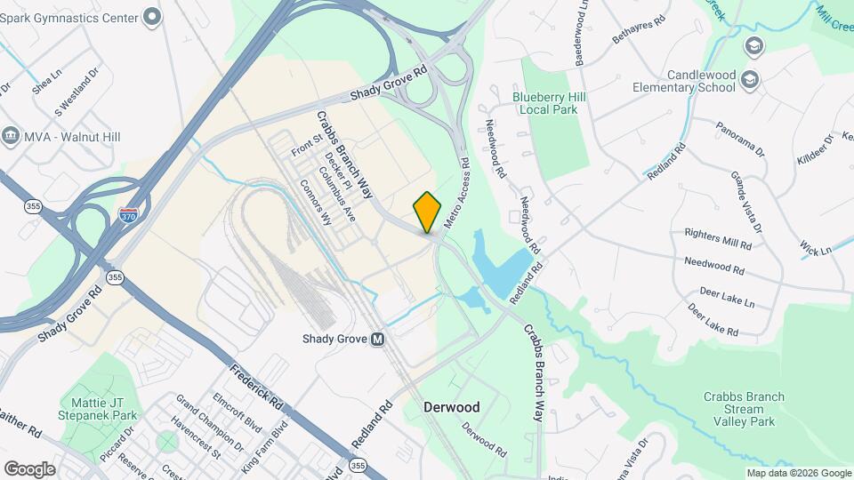 16608 Crabbs Branch Way Map and Location Details