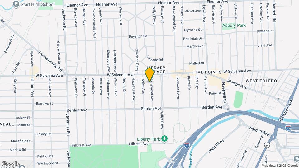3933 Homewood Ave, Unit 2 Map and Location Details