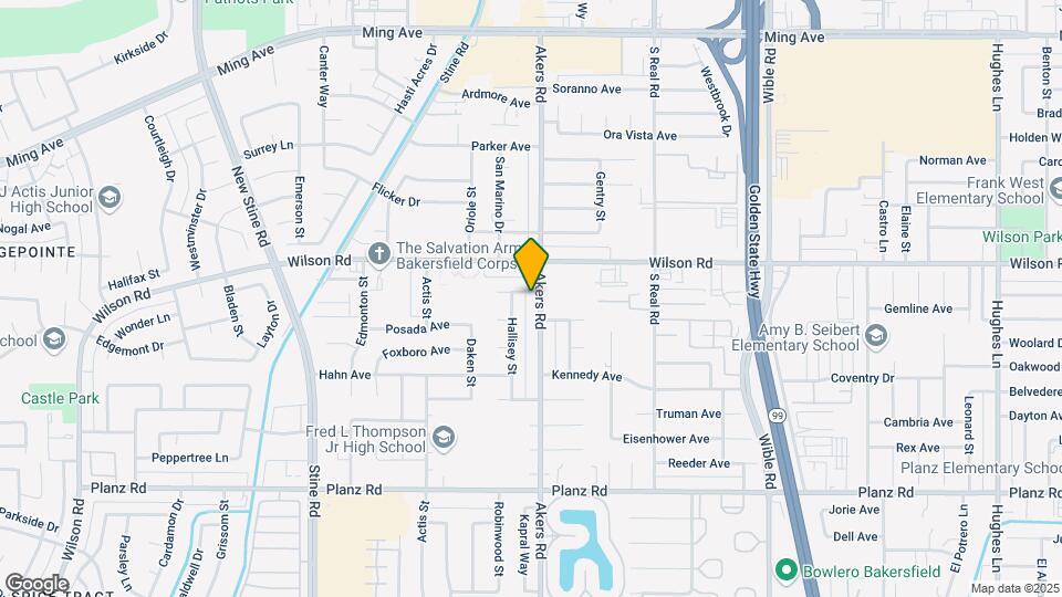 2601 Akers Rd Map and Location Details