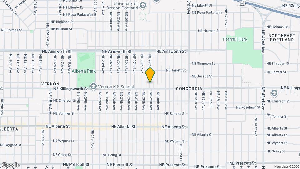 5511 NE 29th Ave Map and Location Details