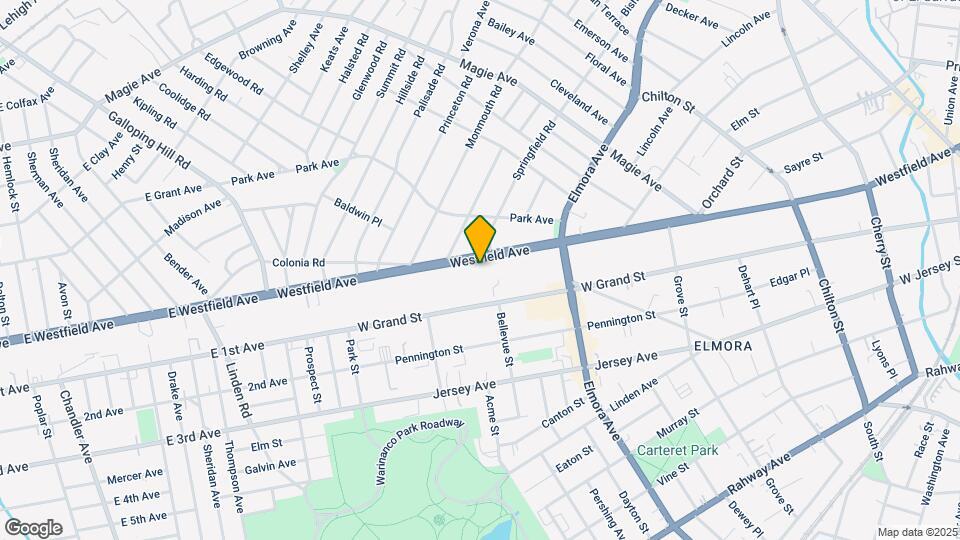 710 Westfield Ave Map and Location Details