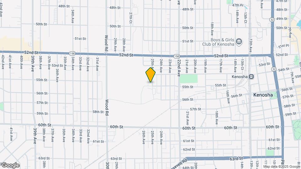 5432 25th Ave, Unit Upper Map and Location Details