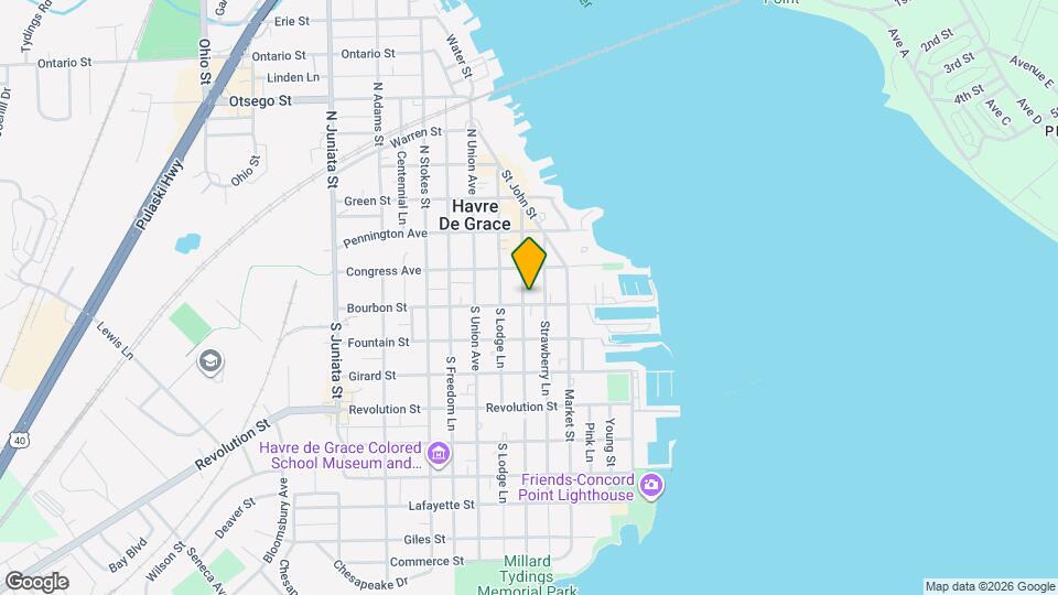 123 S Washington St Map and Location Details