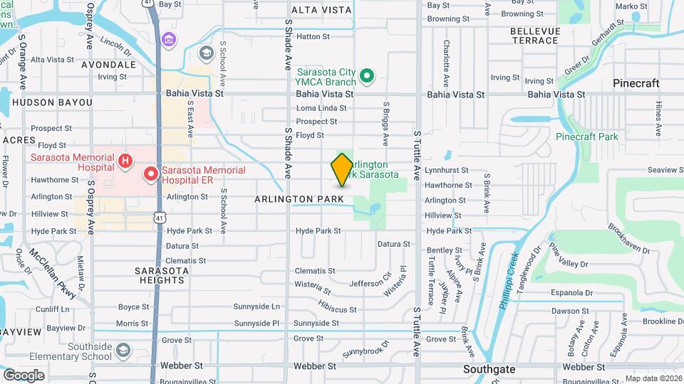 2559 Arlington St Map and Location Details