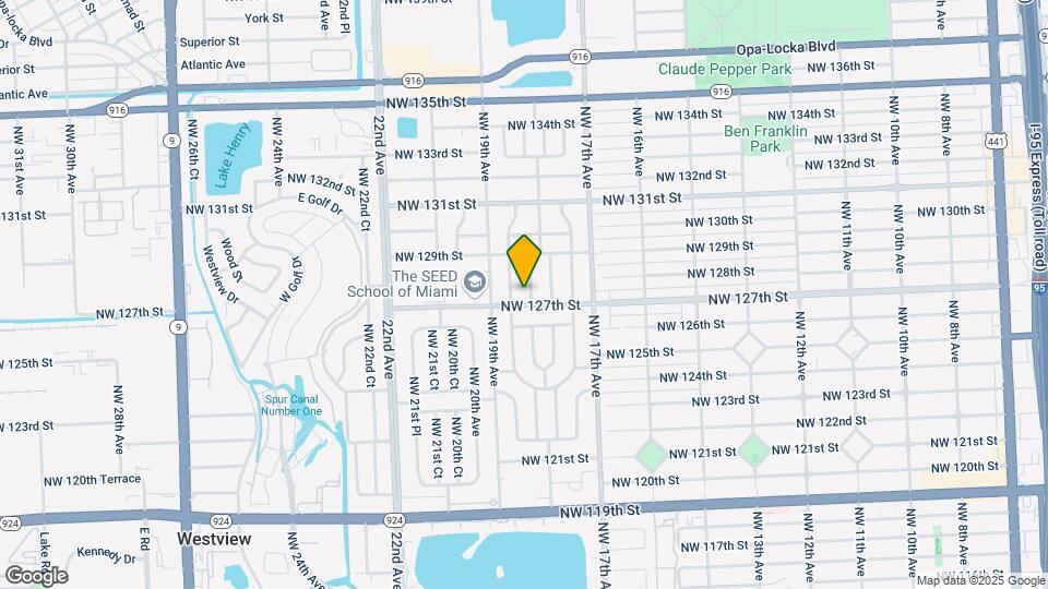 12720 NW 18th Ct Map and Location Details