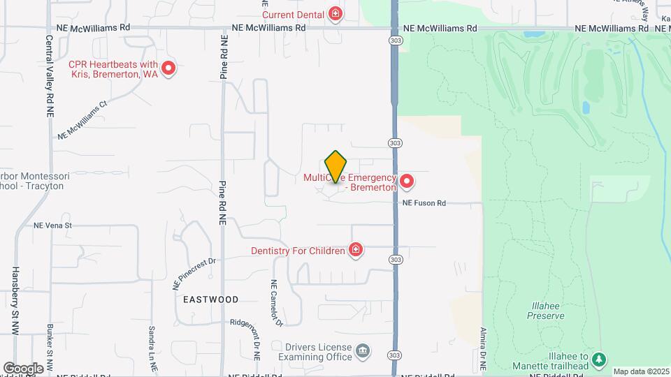 1334 NE Jasmine Ln Map and Location Details