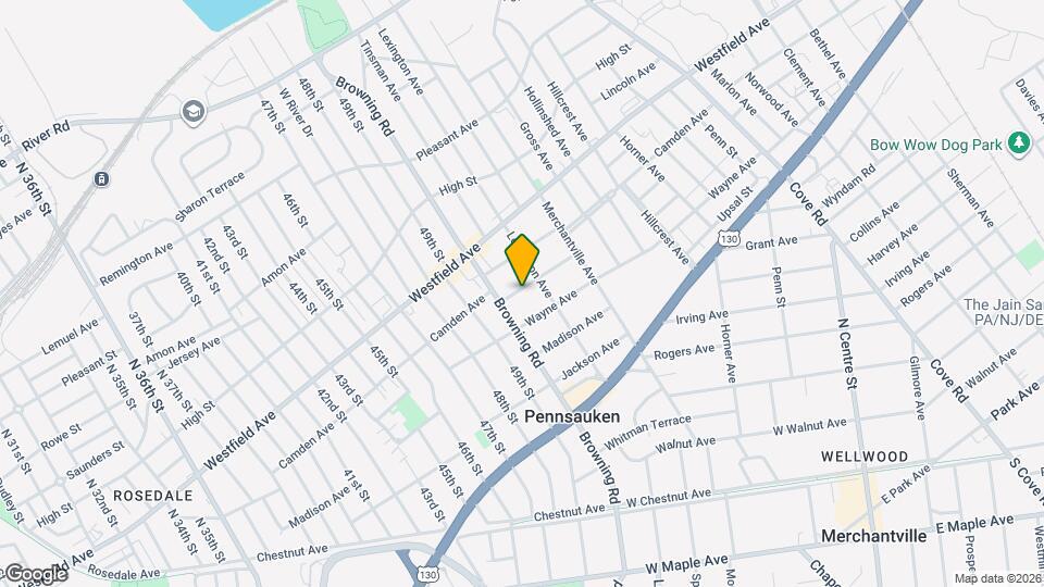 5028 Jefferson Ave, Unit Second Floor Map and Location Details