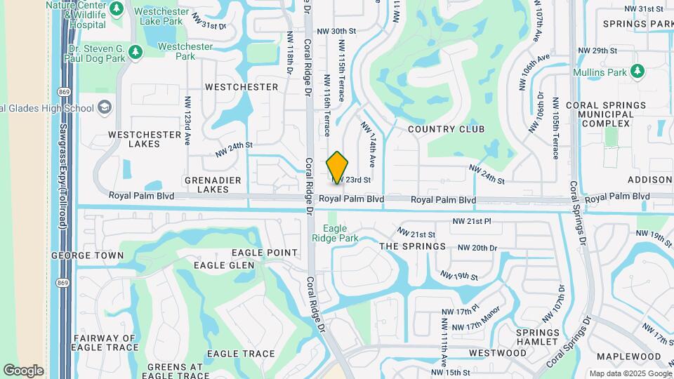 11571 Royal Palm Blvd Mapa y Detalles de la Ubicación