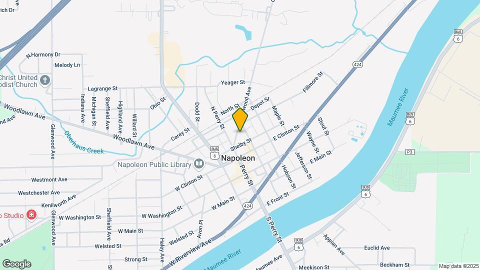 832 Oakwood Ave Mapa y Detalles de la Ubicación