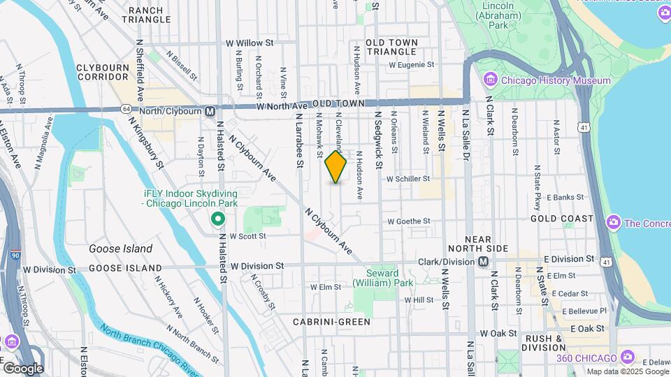 1350-1352 N Cleveland Ave Map and Location Details