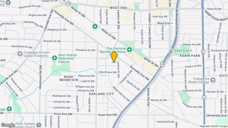 1111 Montreat Ave SW Map and Location Details